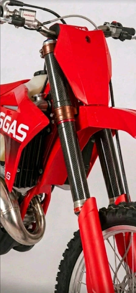 GASGAS Fork Leg Protectors Lower Kit Carbon Fiber Like Pro carbon EX EC MC F